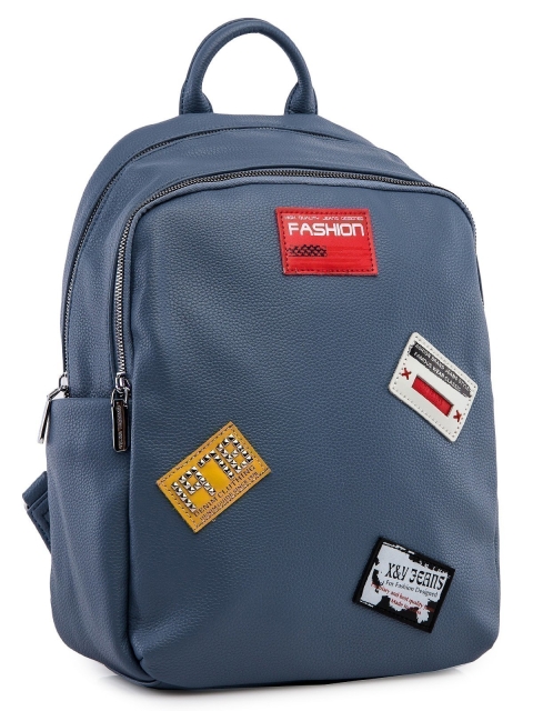 Голубой рюкзак Fabbiano (Фаббиано) - артикул: 0К-00023515 - ракурс 1