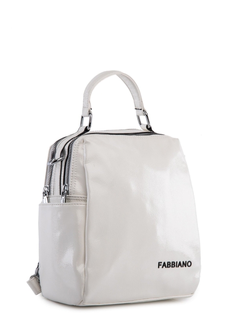 Белый рюкзак Fabbiano (Фаббиано) - артикул: 0К-00023520 - ракурс 1