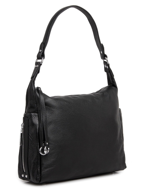 Чёрная сумка мешок Polina (Полина) - артикул: 0К-00019512 - ракурс 1