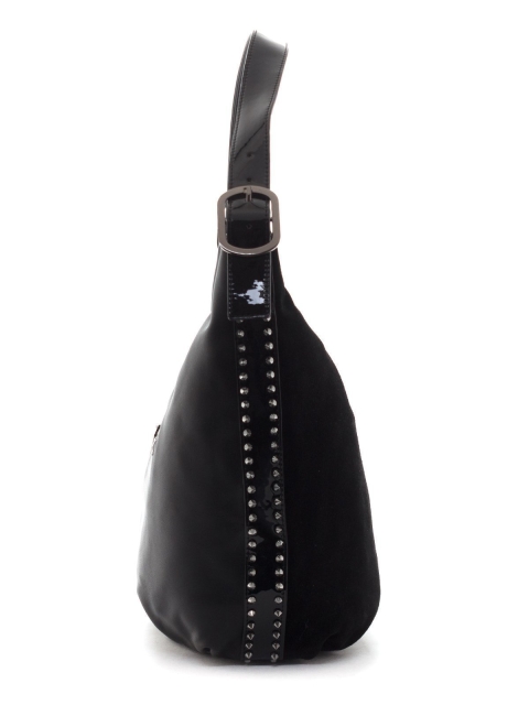 Чёрная сумка мешок Fabbiano (Фаббиано) - артикул: К0000013751 - ракурс 2