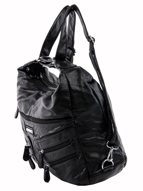 Чёрная сумка мешок Sarsa (Sarsa) - артикул: 0К-00022655 - ракурс 4