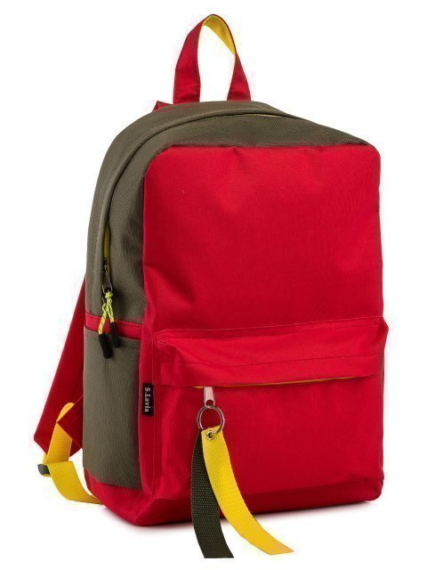 Красный рюкзак S.Lavia (Славия) - артикул: 00-106 000 04 - ракурс 1