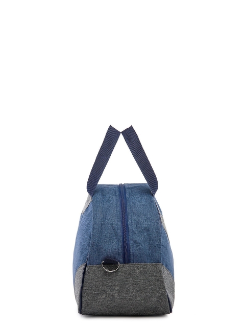 Серо-синяя дорожная сумка Lbags (Эльбэгс) - артикул: 0К-00037604 - ракурс 2