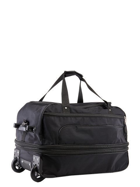 Чёрный чемодан Lbags (Эльбэгс) - артикул: К0000013247 - ракурс 1