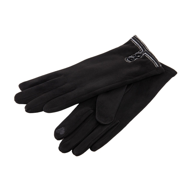 Чёрные перчатки Angelo Bianco - 399.00 руб