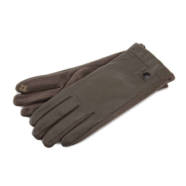 Темно-бежевые перчатки Angelo Bianco - 599.00 руб
