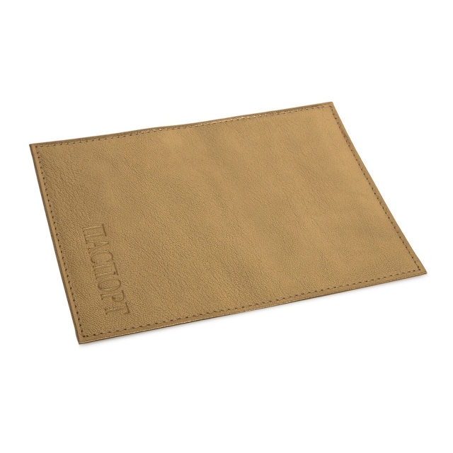 Золотая обложка для документов Кайман (Кайман) - артикул: 0К-00004707 - ракурс 2
