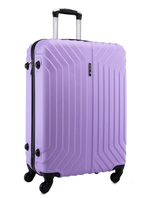 Светло-сиреневый чемодан Корона (Корона) - артикул: 0К-00041235 - ракурс 1