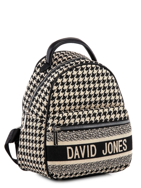 Чёрный рюкзак David Jones (Дэвид Джонс) - артикул: 0К-00035942 - ракурс 1