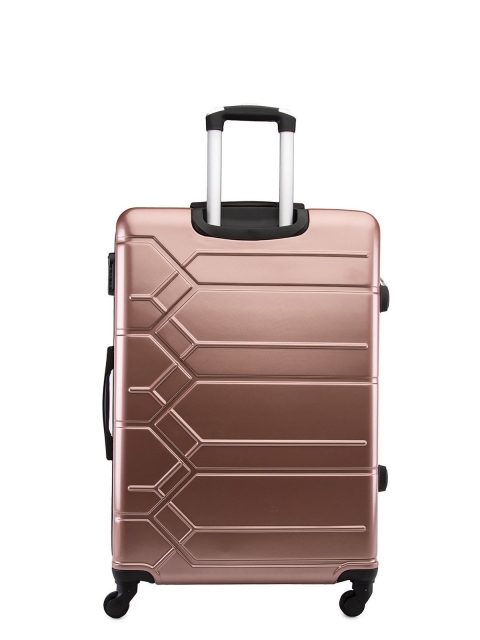 Бежево-Розовый чемодан Verano (Verano) - артикул: 0К-00041274 - ракурс 3