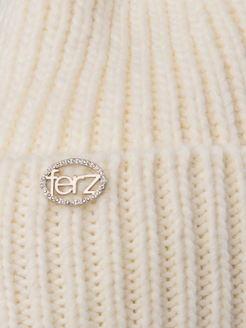 Белая шапка FERZ (FERZ) - артикул: 0К-00032213 - ракурс 2