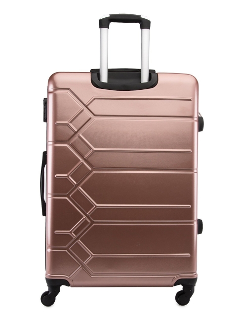Бежево-Розовый чемодан Verano (Verano) - артикул: 0К-00041276 - ракурс 3