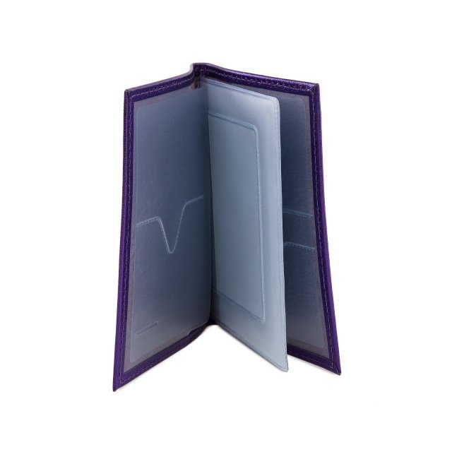 Фиолетовая обложка для документов Кайман (Кайман) - артикул: 0К-00046096 - ракурс 2