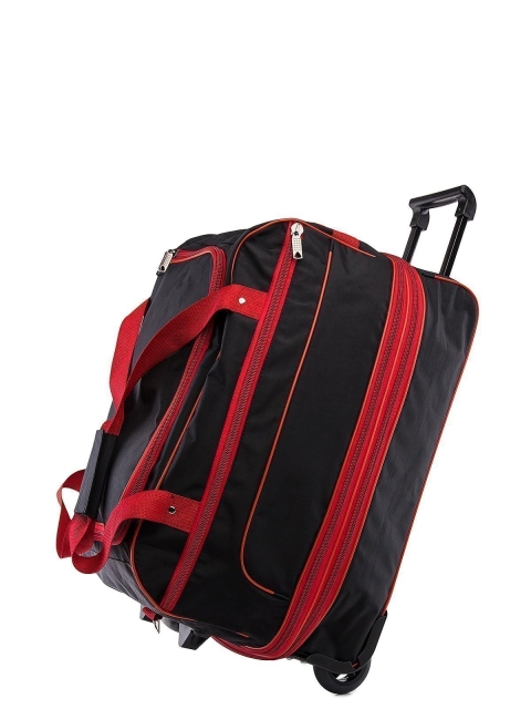 Чёрно-красная сумка на колёсах Lbags (Эльбэгс) - артикул: 0К-00028735 - ракурс 4