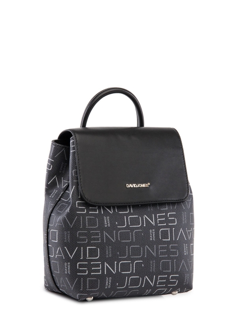 Чёрный рюкзак David Jones (Дэвид Джонс) - артикул: 0К-00040063 - ракурс 1