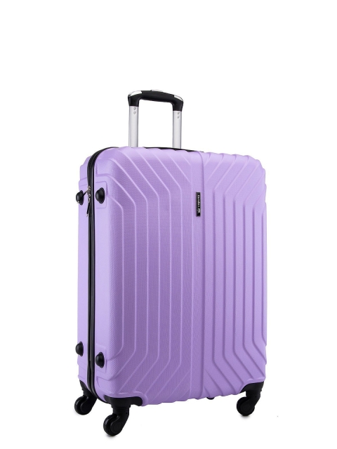 Светло-сиреневый чемодан Корона (Корона) - артикул: 0К-00041233 - ракурс 1