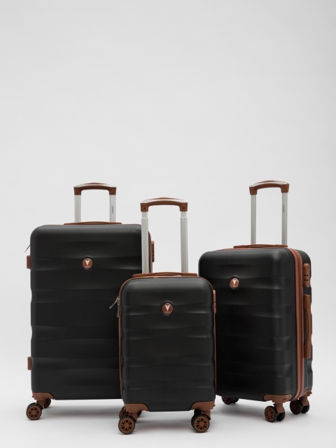 Чёрный чемодан Verano (Verano) - артикул: 0К-00055416 - ракурс 4