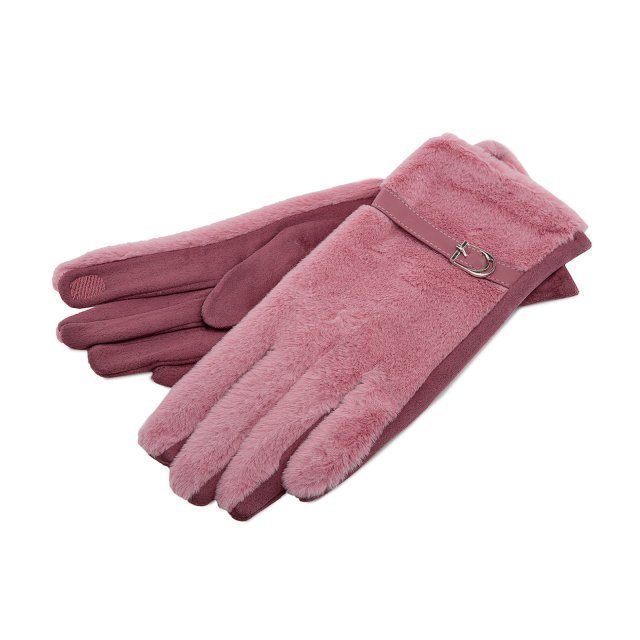 Розовые перчатки Angelo Bianco - 399.00 руб