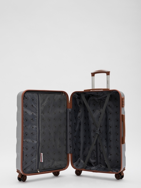 Серый чемодан Verano (Verano) - артикул: 0К-00055418 - ракурс 3