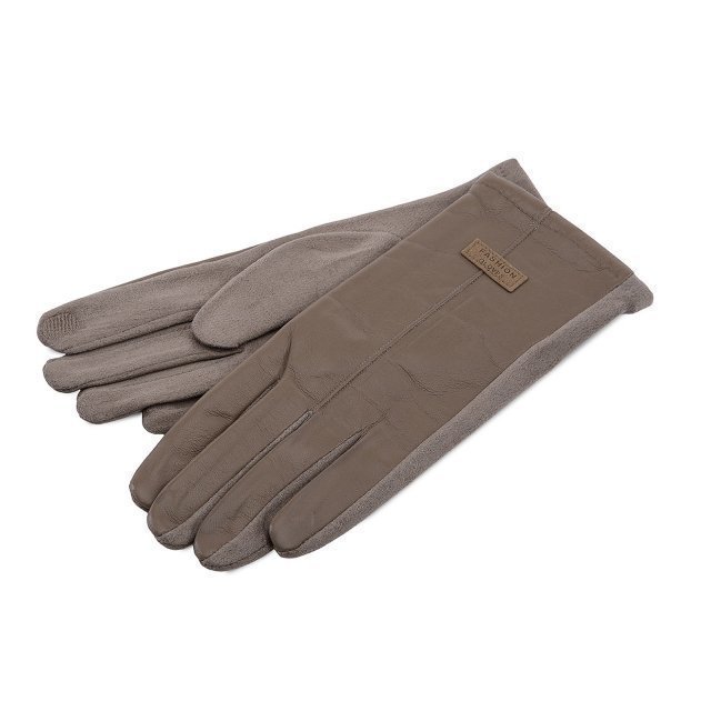 Темно-бежевые перчатки Angelo Bianco - 699.00 руб