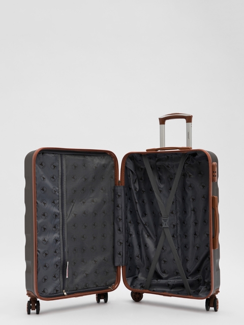 Темно-серый чемодан Verano (Verano) - артикул: 0К-00055422 - ракурс 3