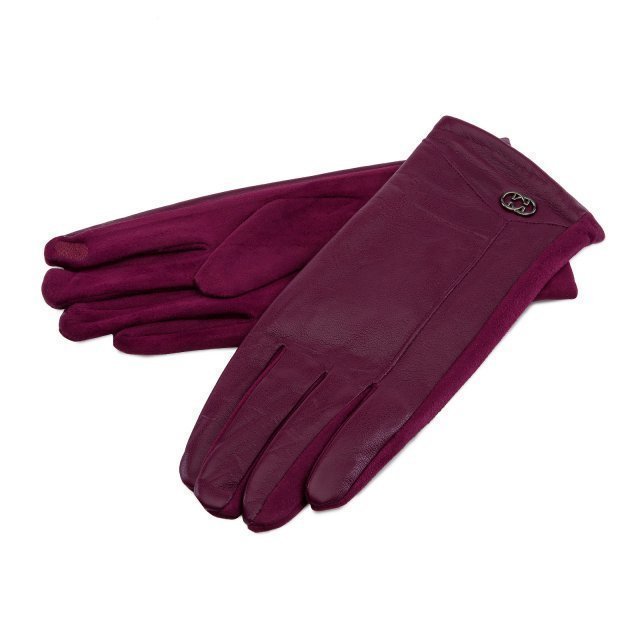 Бордовые перчатки Angelo Bianco - 499.00 руб