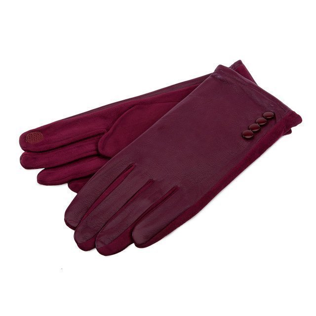 Бордовые перчатки Angelo Bianco - 499.00 руб