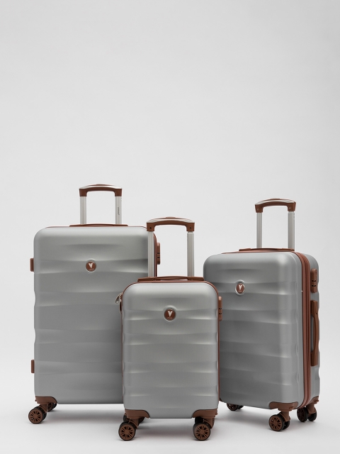 Серый чемодан Verano (Verano) - артикул: 0К-00055418 - ракурс 4
