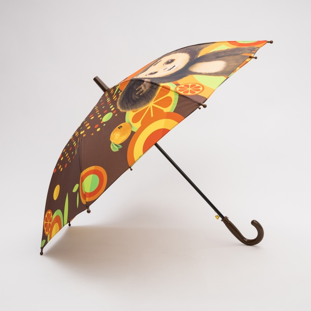 Коричневый зонт DINIYA (DINIYA) - артикул: 0К-00059693 - ракурс 2