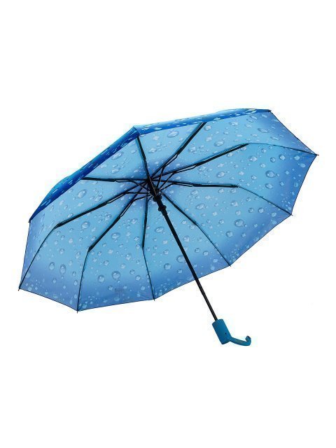 Голубой зонт полуавтомат DINIYA (DINIYA) - артикул: 0К-00053591 - ракурс 3