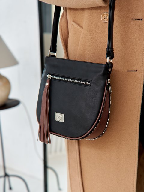 Чёрный седельная сумка S.Lavia (Славия) - артикул: 709 910 01/910 06 - ракурс 5