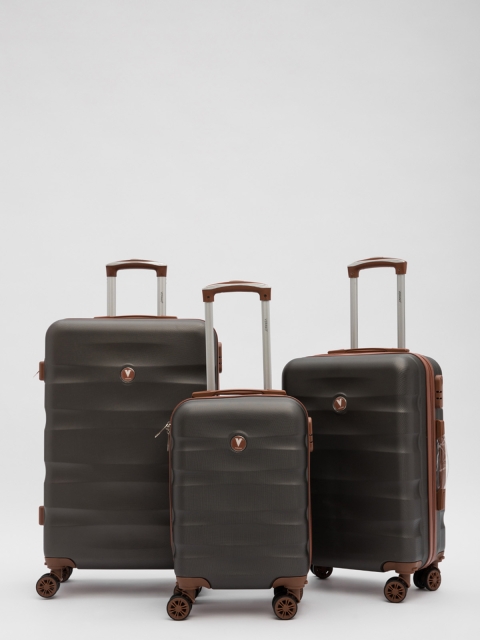Темно-серый чемодан Verano (Verano) - артикул: 0К-00055422 - ракурс 4