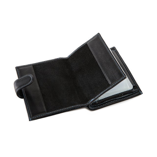 Чёрный бумажник Angelo Bianco (Анджело Бьянко) - артикул: 0К-00054232 - ракурс 4