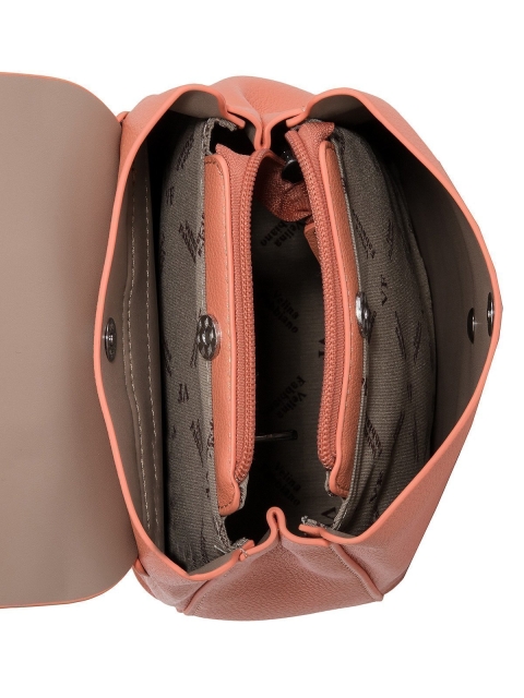 Оранжевый рюкзак Fabbiano (Фаббиано) - артикул: 0К-00046963 - ракурс 4