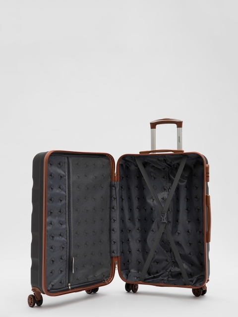 Чёрный чемодан Verano (Verano) - артикул: 0К-00055415 - ракурс 3