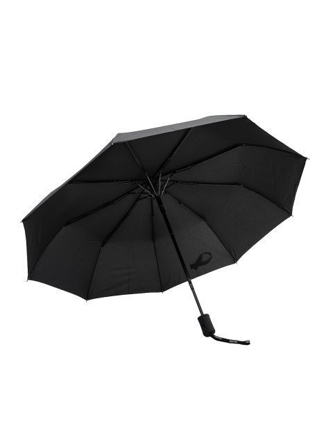 Чёрный зонт полуавтомат DINIYA (DINIYA) - артикул: 0К-00053586 - ракурс 3