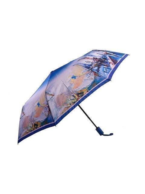Голубой зонт полуавтомат DINIYA (DINIYA) - артикул: 0К-00052511 - ракурс 2