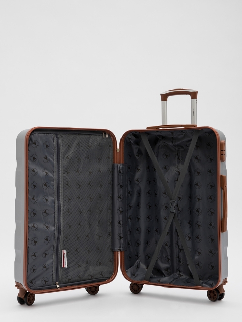 Серый чемодан Verano (Verano) - артикул: 0К-00055420 - ракурс 3