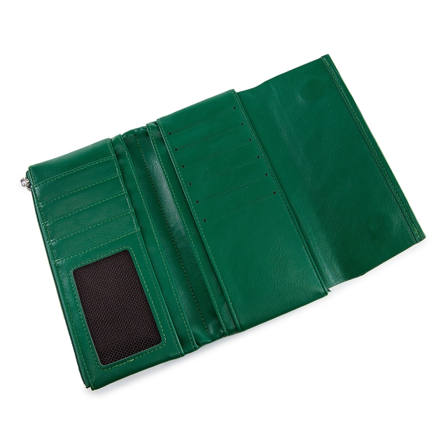 Зелёное портмоне Angelo Bianco (Анджело Бьянко) - артикул: 0К-00056231 - ракурс 2