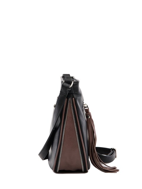 Чёрный седельная сумка S.Lavia (Славия) - артикул: 709 910 01/910 06 - ракурс 2