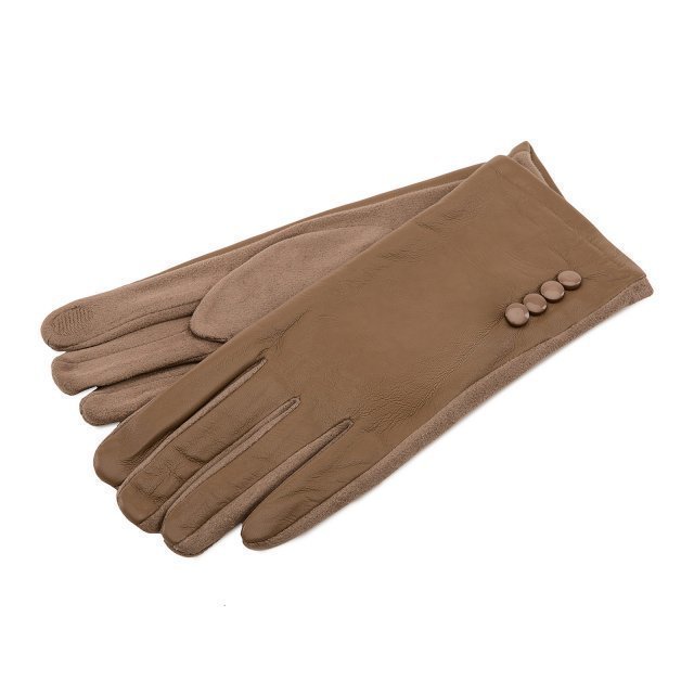 Темно-бежевые перчатки Angelo Bianco - 699.00 руб