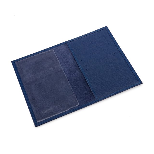 Синяя обложка для документов Angelo Bianco (Анджело Бьянко) - артикул: 0К-00050057 - ракурс 1