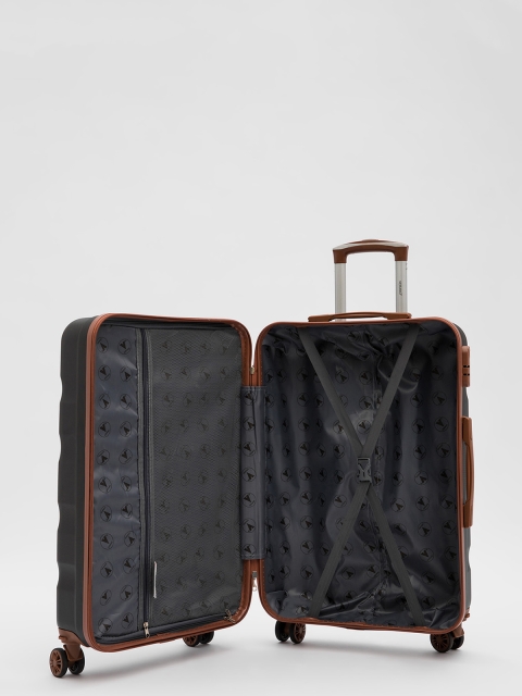 Чёрный чемодан Verano (Verano) - артикул: 0К-00055416 - ракурс 3