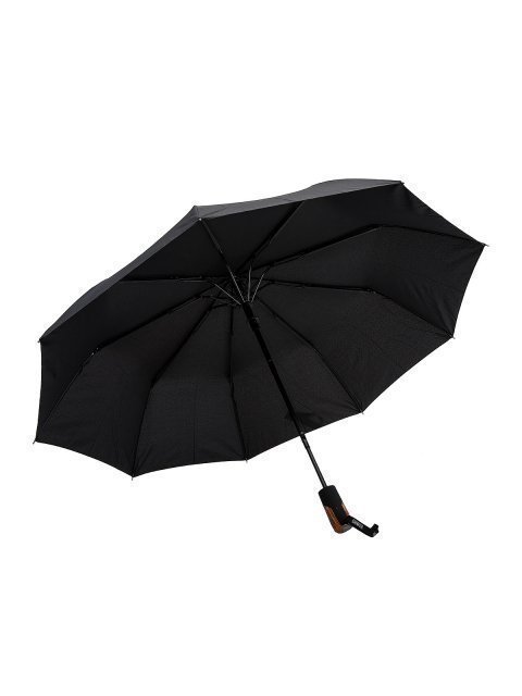 Чёрный зонт полуавтомат DINIYA (DINIYA) - артикул: 0К-00053587 - ракурс 3