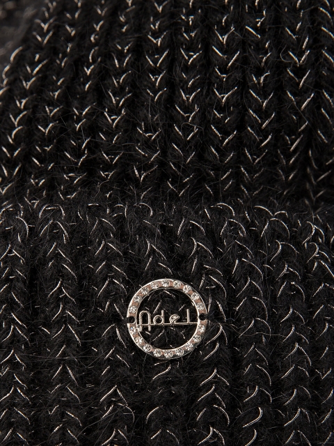 Чёрная шапка ADEL (ADEL) - артикул: 0К-00054601 - ракурс 2