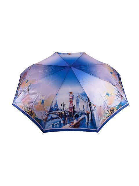 Голубой зонт полуавтомат DINIYA (DINIYA) - артикул: 0К-00052511 - ракурс 1