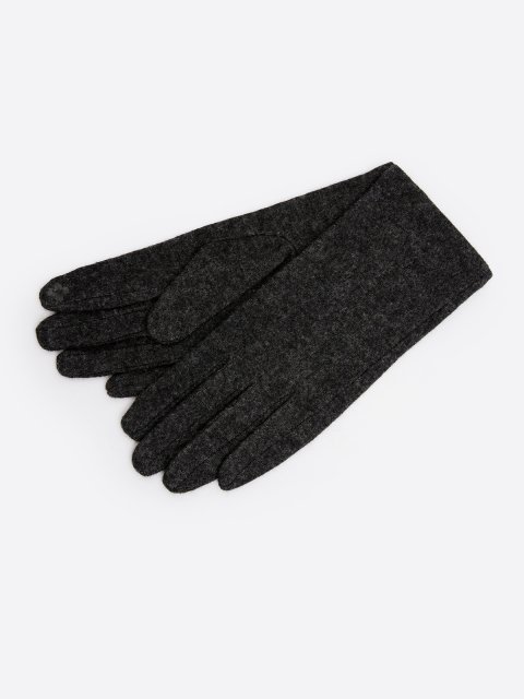 Темно-серые перчатки Angelo Bianco - 999.00 руб