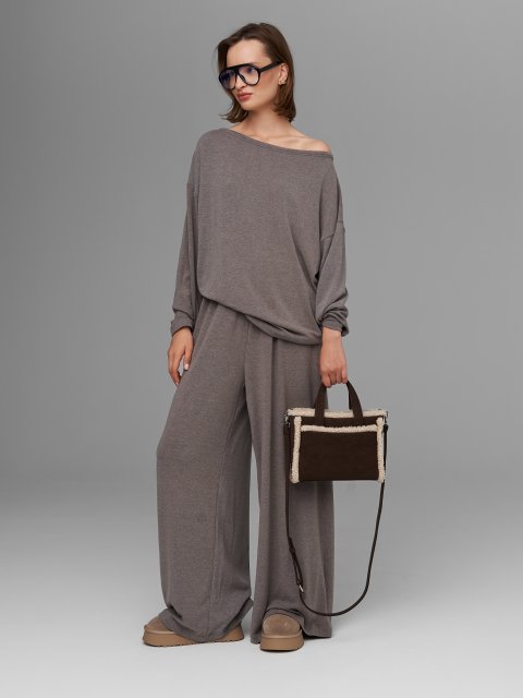 Темно-коричневый тоут NaVibe (NaVibe) - артикул: V103 213 12 - ракурс 1