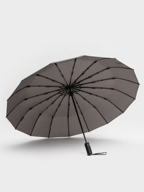 Серый зонт автоматический Steki Ame (Steki Ame) - артикул: 0К-00073311 - ракурс 3