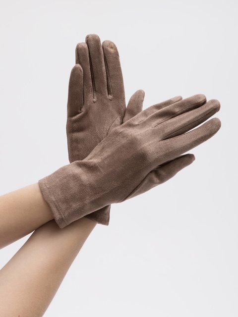 Темно-бежевые перчатки Angelo Bianco (Анджело Бьянко) - артикул: 0К-00073239 - ракурс 2